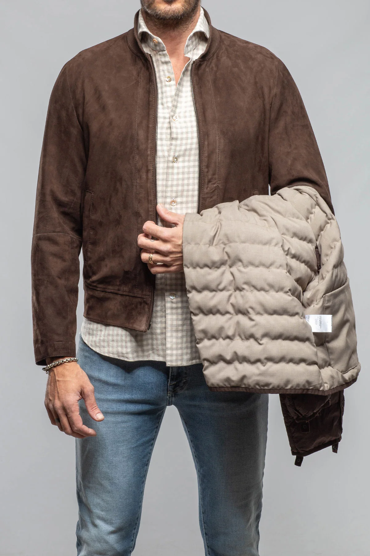 Luca Suede Bomber - Image 7