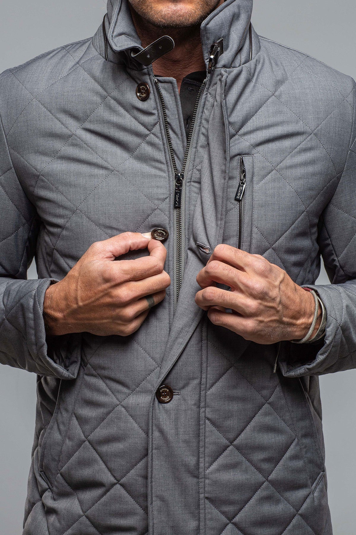 Rochester Chelsea Jacket In Grey - Image 7